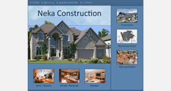 Desktop Screenshot of nekaconstruction.com